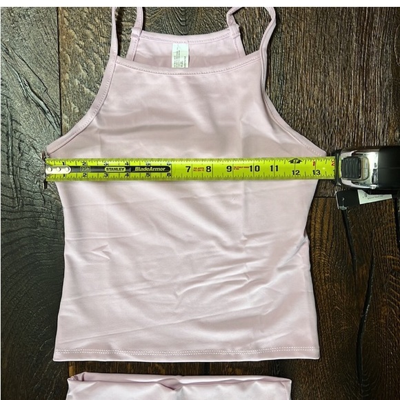 Catherine Malandrino 2 Piece Activewear Fitness Set NWT Size XL in Pink - Picture 4 of 6